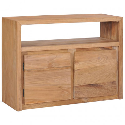 Buffet bahut armoire console meuble de rangement 80 cm bois de teck massif 4402220