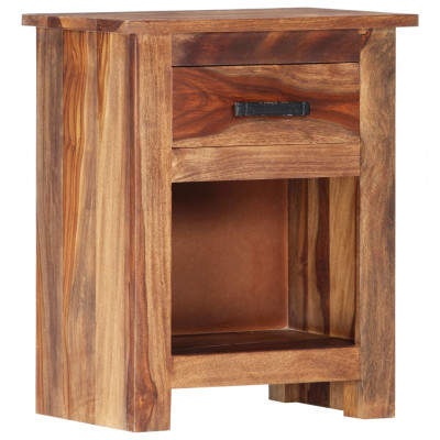 Table de nuit chevet commode armoire meuble chambre 40 x 30 x 50 cm bois de sesham massif 1402149