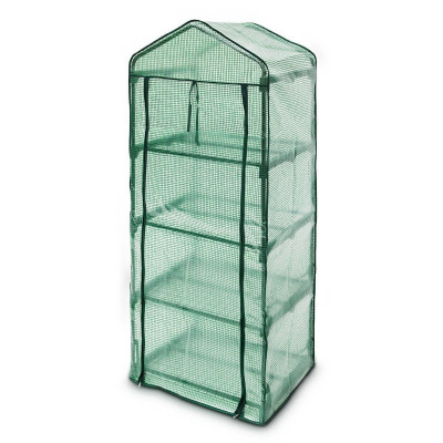 Serre de jardin métal 70 x 160 x 50 cm jardinage plante plastique 1613004