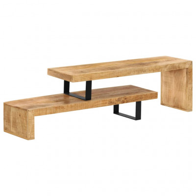 Meuble télé buffet tv télévision design pratique bois de manguier massif 2502132