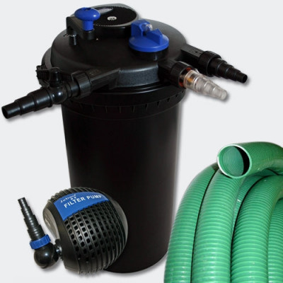 Kit de Filtration à Pression 30000l 18 Watts UVC Stérilisateur Pompe Tuyau 4216477