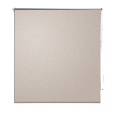 Store enrouleur beige occultant 120 x 230 cm fenêtre rideau pare-vue volet roulant 4102056