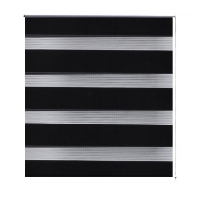 Store enrouleur noir tamisant 50 x 100 cm fenêtre rideau pare-vue volet roulant 4102082