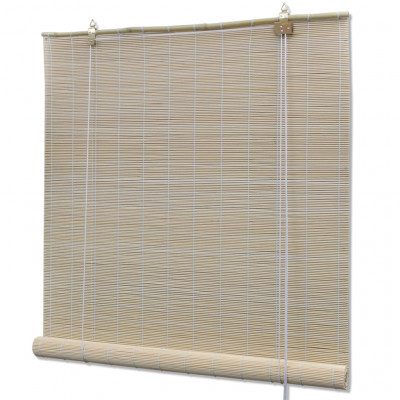 Store enrouleur bambou naturel 120 x 220 cm fenêtre rideau pare-vue volet roulant 4102142