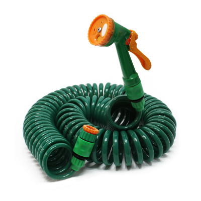 Tuyau d’arrosage en spirale extensible 15 m flexible de jardin maison et jardin 16_0001570