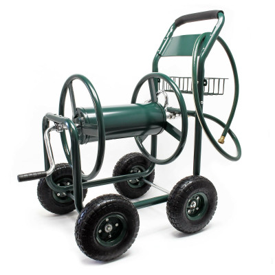 Chariot dévidoir pour tuyau d’arrosage jardin enrouleur avec tuyau mobile 16_0002542