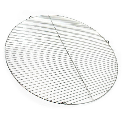 Grille acier inoxydable ronde 80 cm barbecue charbon bois /à gaz /pivotant 16_0001853