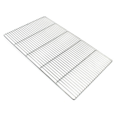 Grille en acier inoxydable carrée 67 x 40 cm accessoire barbecue 16_0001857