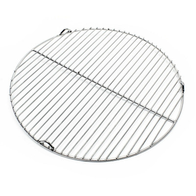 Grille acier inoxydable ronde 44,5 cm barbecue charbon bois /à gaz /pivotant 16_0001850