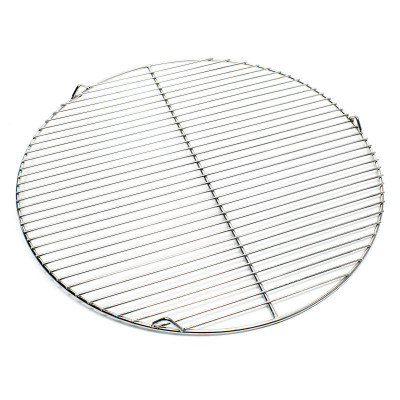 Grille acier inoxydable ronde 55 cm barbecue charbon bois /à gaz /pivotant 16_0001851
