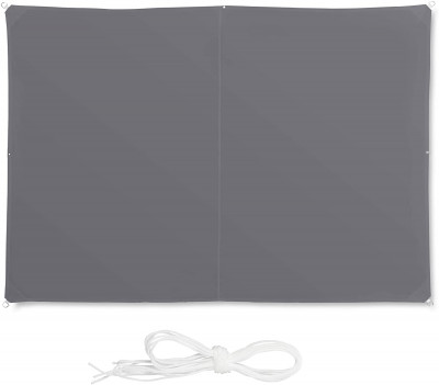 Voile d'ombrage rectangle 2 x 3 m gris 13_0002933