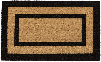 Paillasson tapis de sol porte d’entrée essuie-pieds long fibres de coco tapis 13_0001876