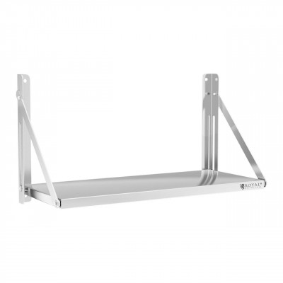 Étagère murale professionnel professionnel pliable acier inoxydable 80 x 30 cm 40 kg 14_0001578