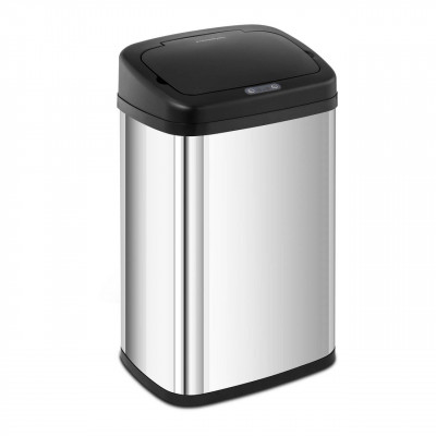 Poubelle automatique cuisine 30 litres rectangulaire acier inoxydable 14_0003090