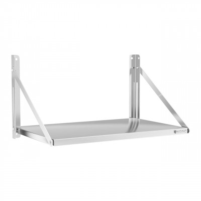 Étagère murale professionnel pliable acier inoxydable 80 x 45 cm 40 kg 14_0001579
