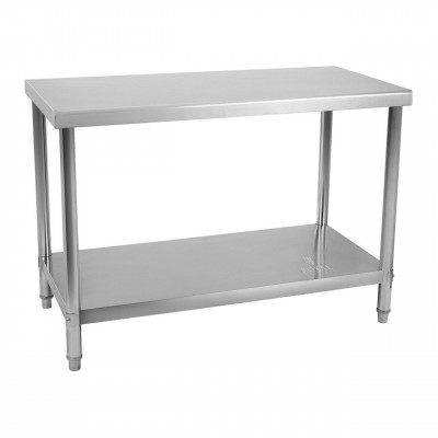 Table de travail cuisine rofessionnelle acier inox 120 x 70 cm 14_0003683