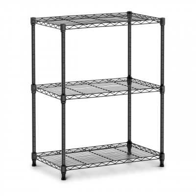 Étagère métallique noire - 60 x 35 x 77 cm - 120 kg 14_0001540