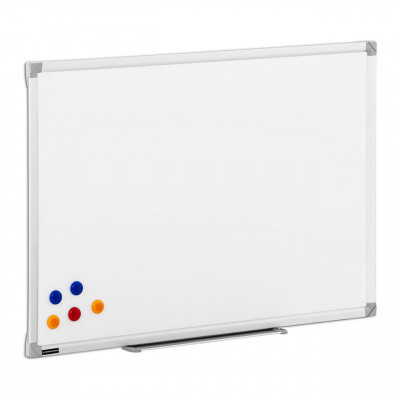 Tableau blanc magnétique 60 x 90 cm argent/blanc 14_0003734