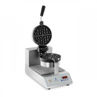 Gaufrier LED rotatif 1300 watts acier inoxydable et fonte d'acier 14_0001839
