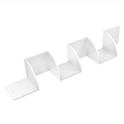 Étagère murale design rétro blanc mat 13 03_0001726