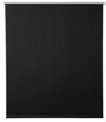 Store enrouleur occultant polyester montage rapide aucun perçage requis pour les fenêtres et portes 40x160 cm noir 19_0000891