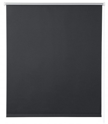 Store enrouleur occultant polyester montage rapide aucun perçage requis pour fenêtres et portes 40x160 cm anthracite 19_0000892