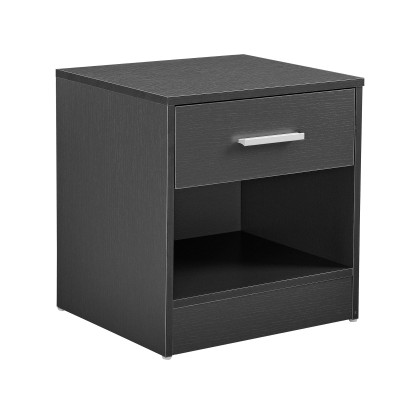 Table de chevet table de nuit commode meuble de rangement tiroir 38 cm gris 03_0004191