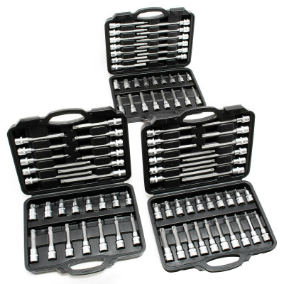 Jeu clé douille clé hexagonale dents multiples clé allen acier coffret outils 16_0002266