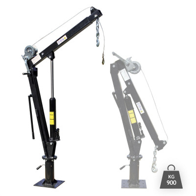 Grue de levage pick up capacité de 900 kg & treuil charger décharger socle solide 16_0002323