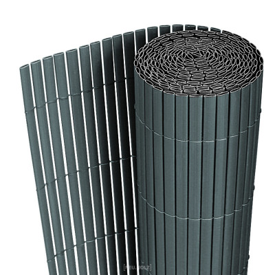 Clôture brise vue brise PVC 150 x 300 cm gris 03_0001466