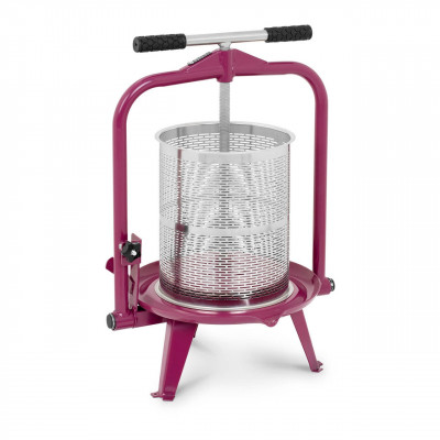 Pressoir de table hydraulique extracteur de jus mécanique à vis inox presse à fruit pomme jus vin raisin 14 litres 14_0003145