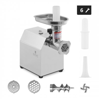 Hachoir à viande inox fonction retour en arrière 70 kg/h puissance: 600 watts 14_0001956
