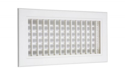Grille double déflexion ABS 400 x 150 ATLANTIC CLIMATISATION VENTILATION