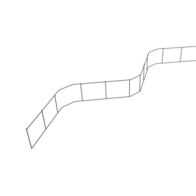 Écarteur de nappes barrettes hauteur 6 cm 2 m FIMUREX