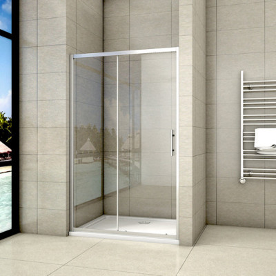 Porte de douche coulissante 150x190cm en niche porte de douche