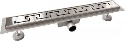 Caniveau de douche italienne 70 cm en acier inoxydable Grec AICA
