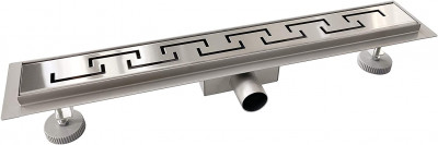 Caniveau de douche italienne 90 cm en acier inoxydable Grec AICA