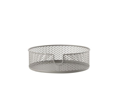 Panier métal rond gris 20 x 10 cm ZONE DENMARK