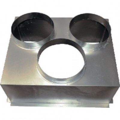 Plénum acier arrière PLRACI/AR 600x600mm BAILLINDUSTRIE
