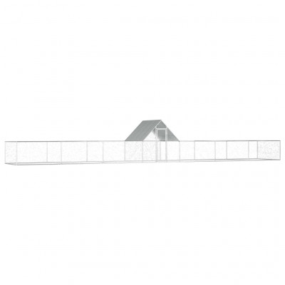 Poulailler 14 x 2 x 2 m acier galvanisé 02_0001711