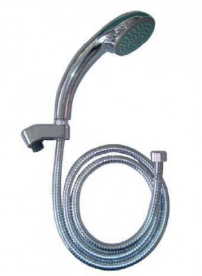 Ensemble avec support sur robinetterie et flexible 1.75 cm ZOOM