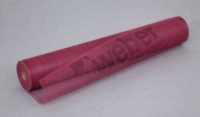 Tissu verre mail 4,5 x 4,5 mm 1,1 x 50 m WEBER