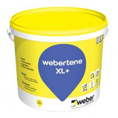 Enduit de parement Webertene XL+ blanc Lumière 960 25 kg WEBER