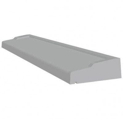 Appui de fenêtre béton gris 80 x 28 cm SOBEMO