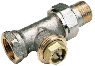 Corps thermostatique droit à visser pour distribution bitube 15 x 21  ALTECH