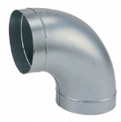 Coude à 90 diamètre 125mm C 125/90 ATLANTIC CLIM/VENTIL
