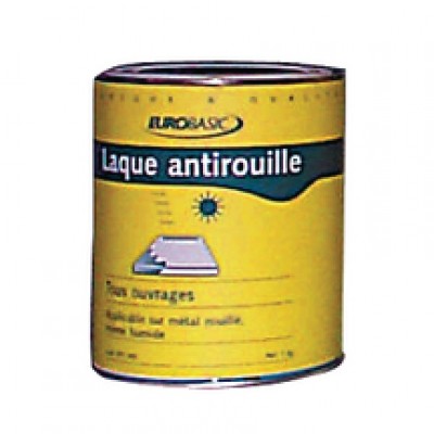 Laque antirouille bleue pot 1L BASIC SEGMENT