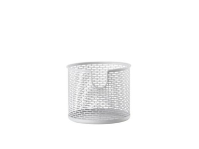 Panier métal rond blanc 12 x 10 cm ZONE DENMARK