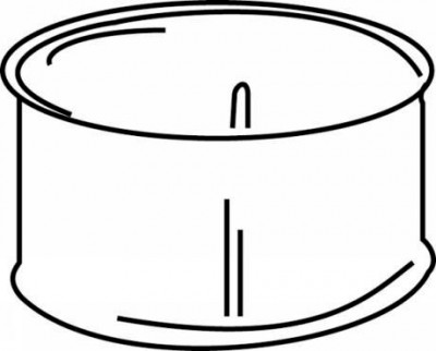 Manchette aluminié galvanisé diamètre 139mm TEN