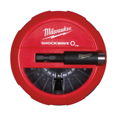 Coffret puck aimanté Schockwave 15 pièces MILWAUKEE 